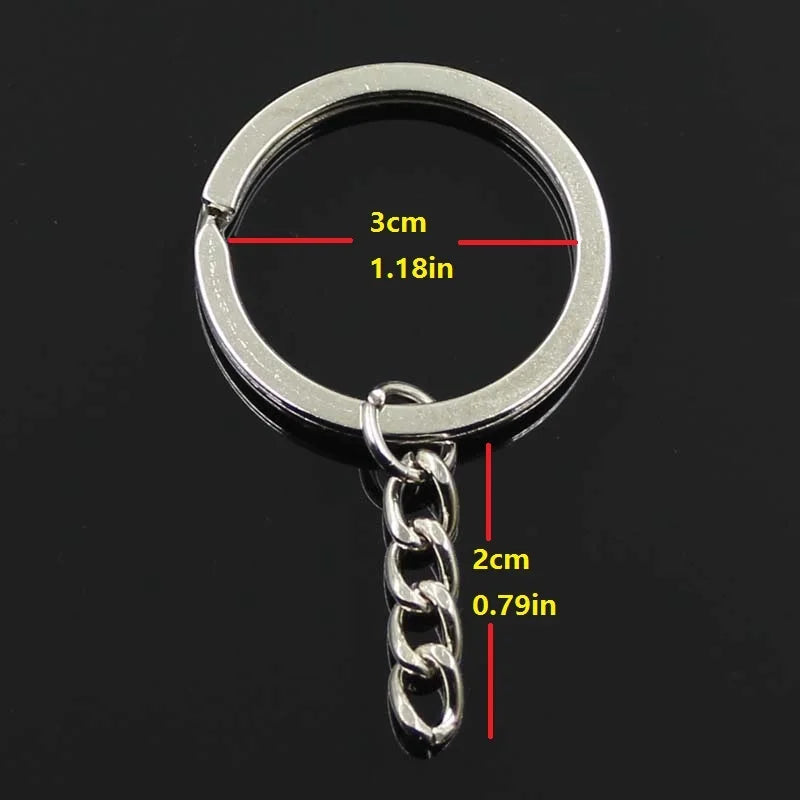 New Fashion Keychain 18x15mm Horseshoe Lucky Clover Pendants DIY Men Jewelry Car Key Chain Ring Holder Souvenir For Gift